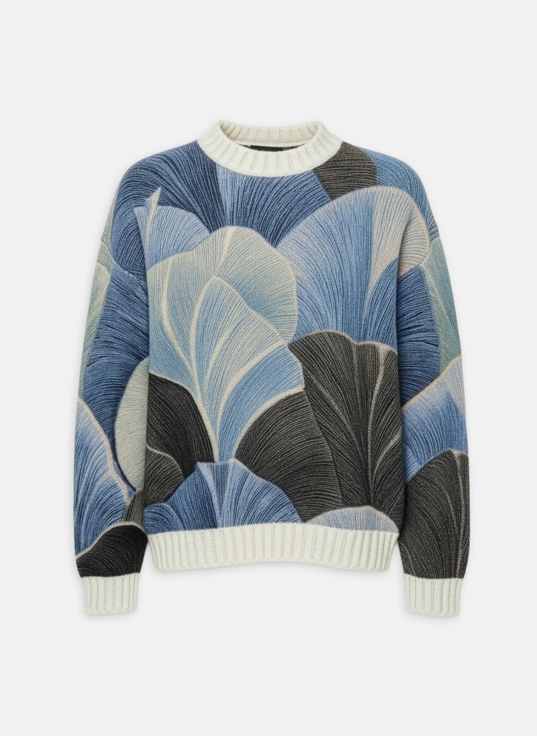 BOTANICAL WOOL KNIT SWEATER
