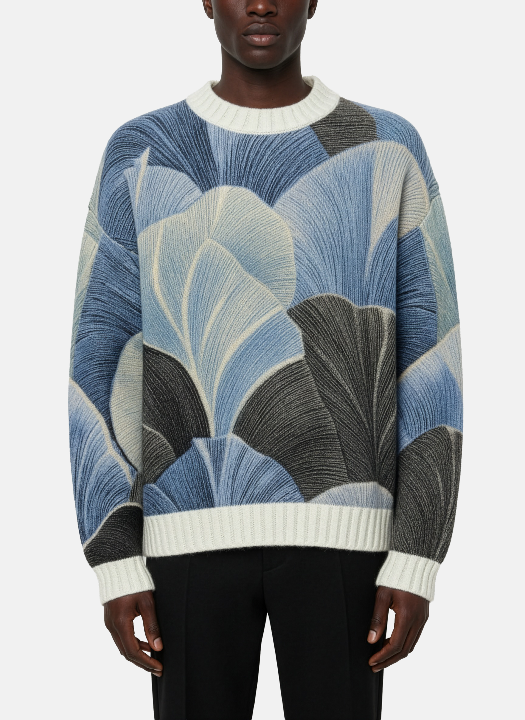 BOTANICAL WOOL KNIT SWEATER