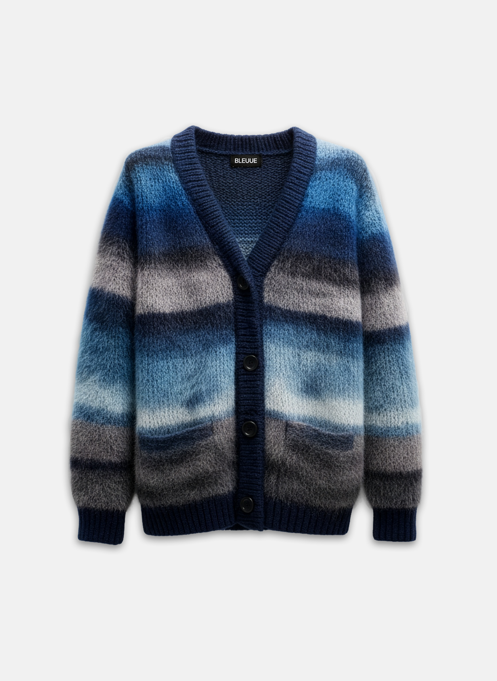 GLACIER GRADIENT MOHAIR CARDIGAN