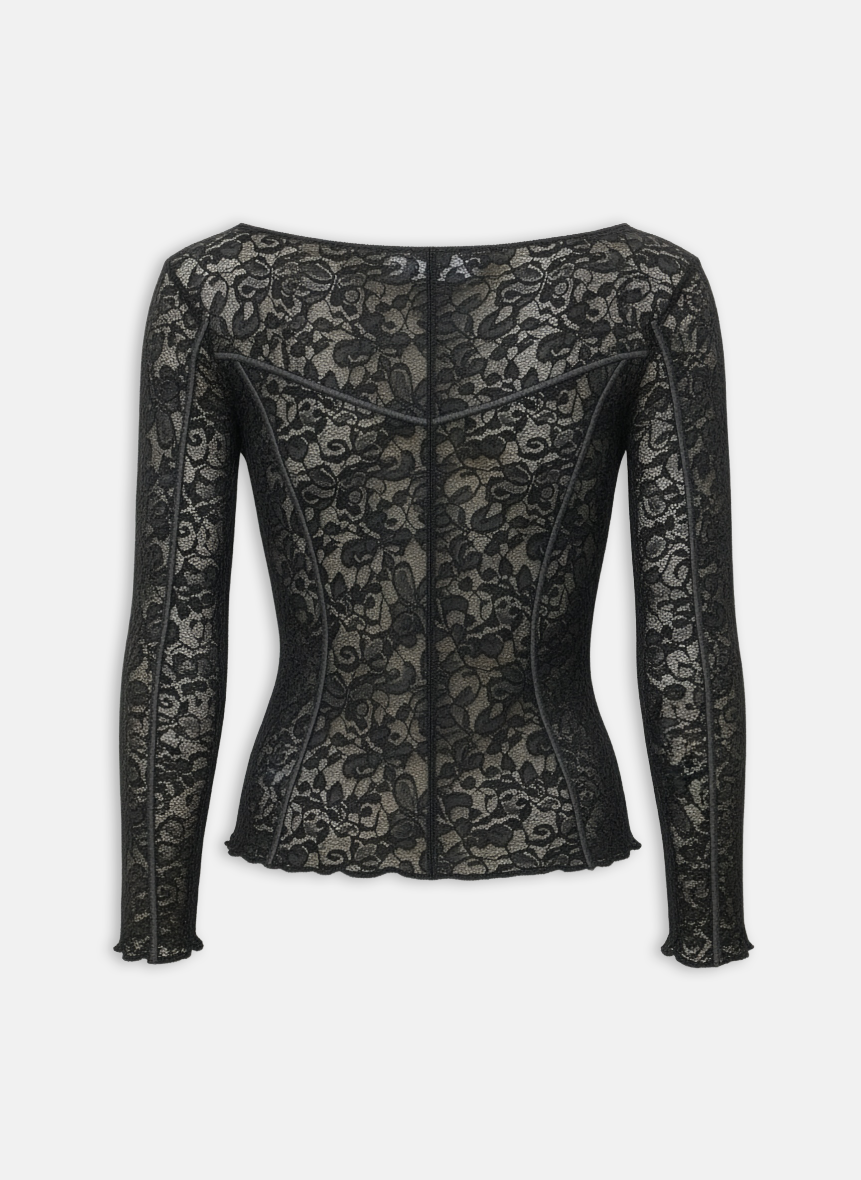 ORNAMENT LACE STRETCH TOP